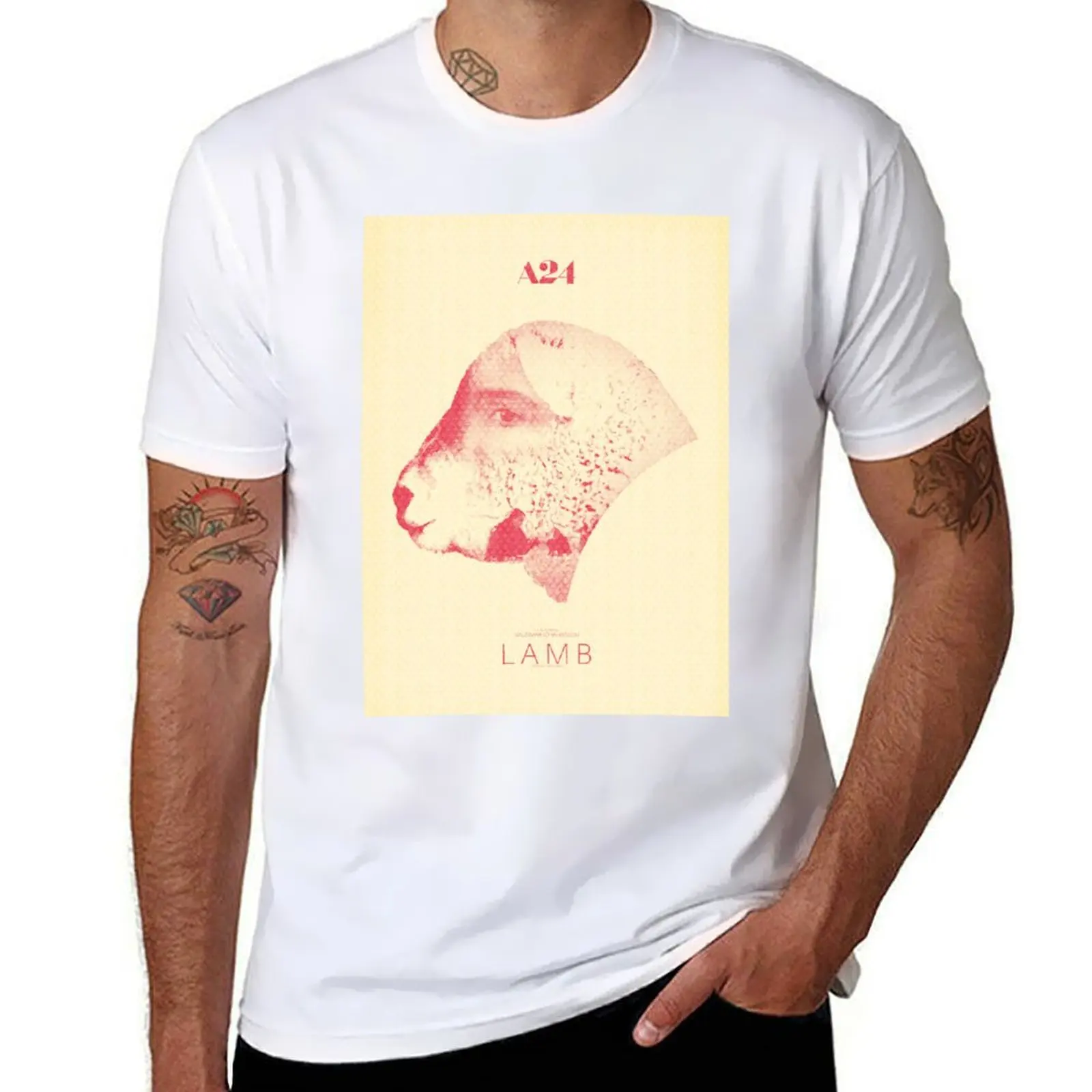

LAMB fan poster T-Shirt t shirts for man pack cotton cotton tshirt 100% men t shirt cotton 100% T-Shirt