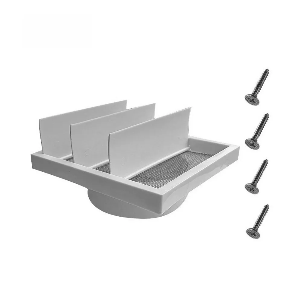For Home Ventilation Systems 140*140mm Louvered Wall Vent Gravity-driven Operation Automatic Opening Mechanism