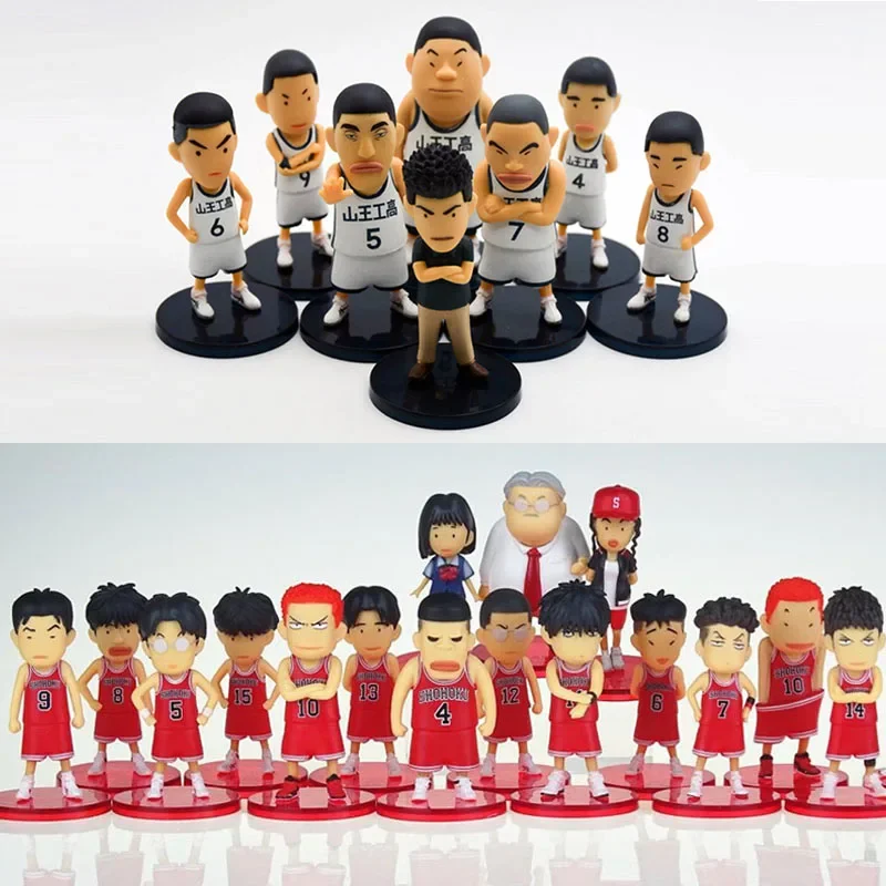 

Koo Hanamichi Sakuragi Kaede Rukawa Hisashi Mitsui Akagi Takenori Ryota Miyagi Q-Version Set 25 Mini Figure Collection