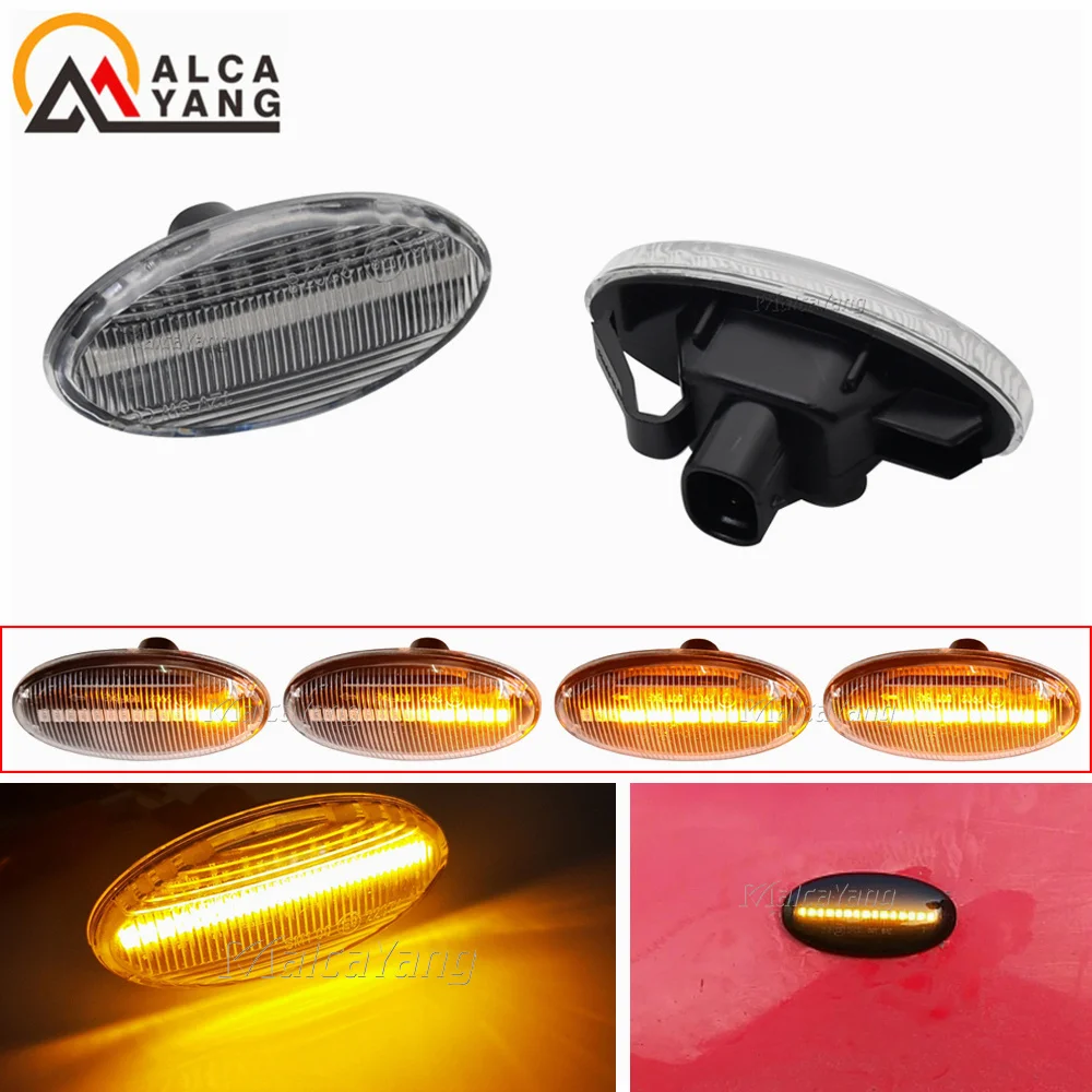 LED Side Marker Turn Signal Light For MAZDA 2 3 5 6 BT-50 MPV Dynamic Repeater Sequential Indicator Lamp Blinker