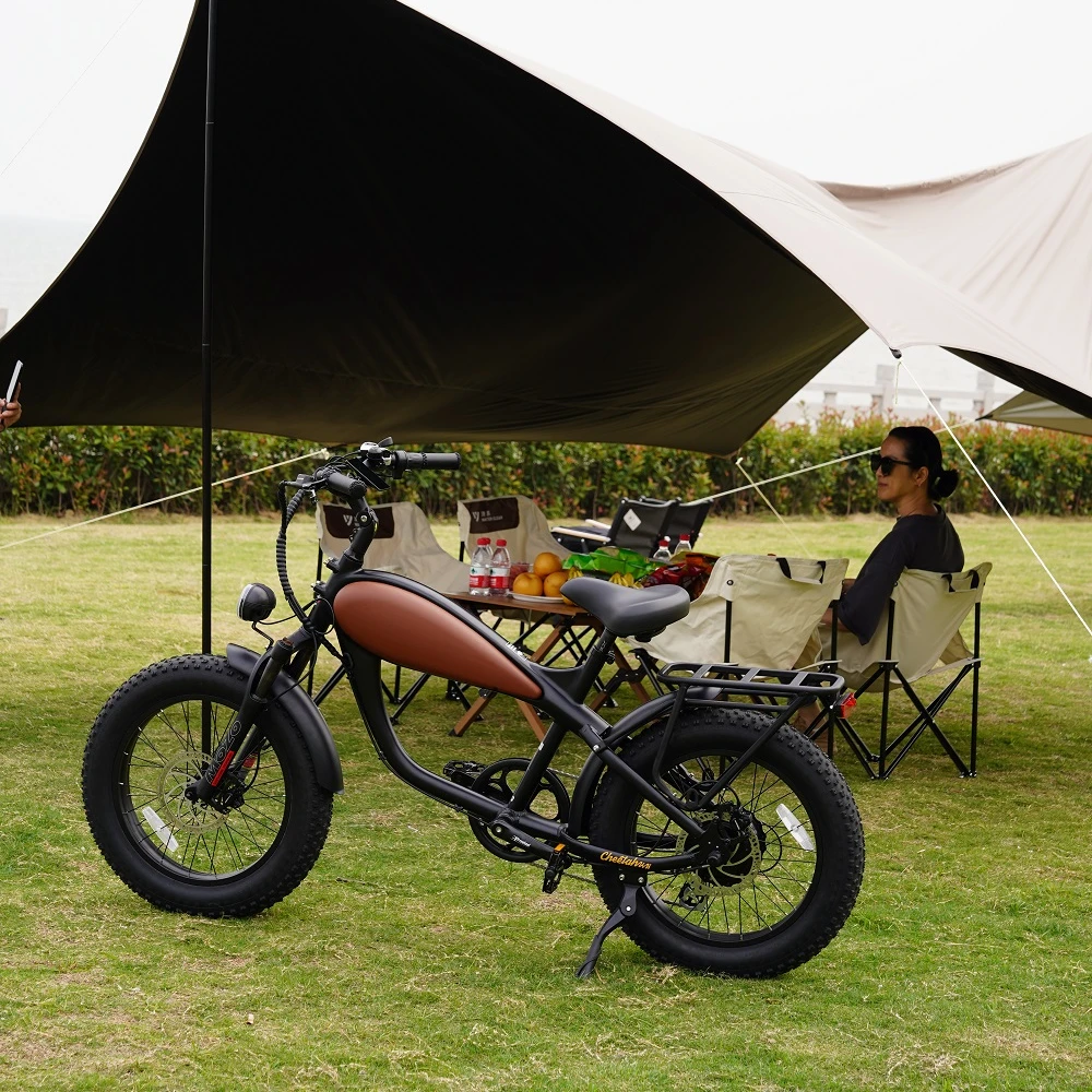 

Clrak EU Fat Tyre Cafe Racer 60 Mph Electric Bicycle Parts 1000w E-bike Electric Charging Bikes Electric Bicycle(old)