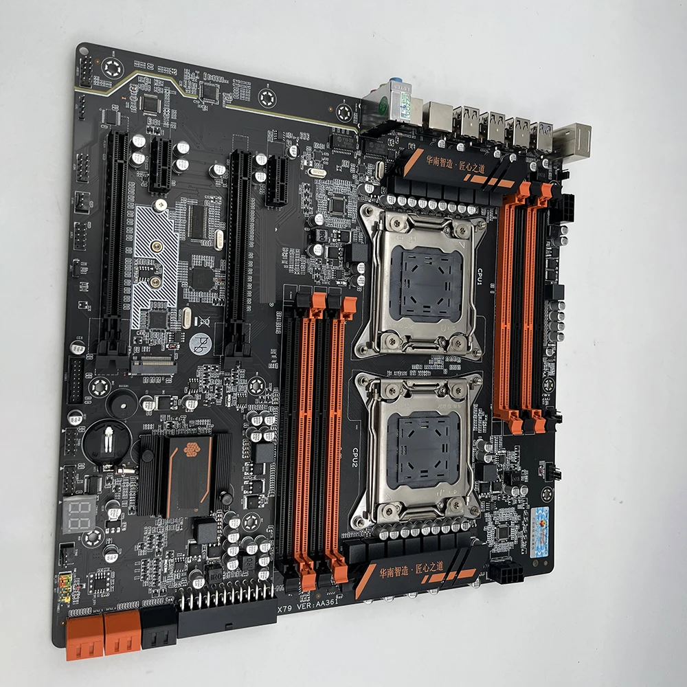 Huananzhi,E-ATX,x79,8d,デュアルcpu,lga,2011,ddr3用のマザーボード