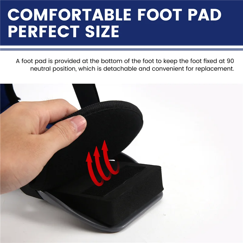 Férula nocturna para fascitis Plantar A20M, soporte para pie, soporte para tendinitis de bota para tendón de Fascia y estiramiento de pantorrilla, hueso del talón