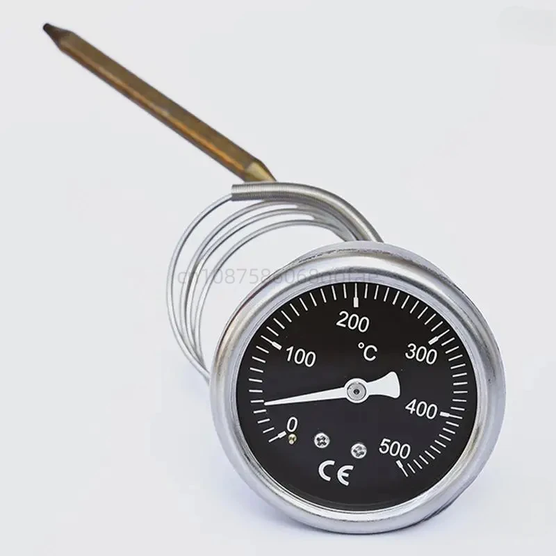 EP4 Pizza oven 304 stainless steel thermometer pointer temperature display metal plate thermometer high temperature resistance