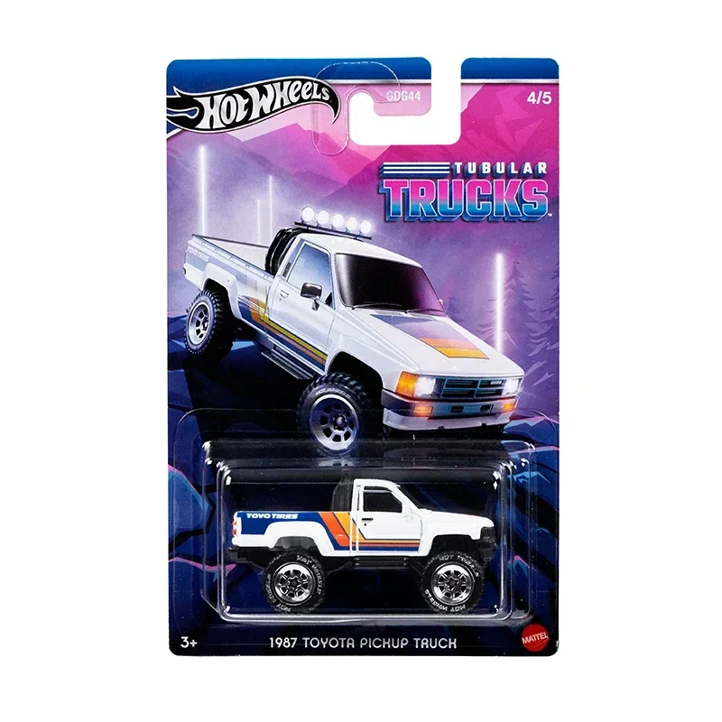 Original Hot Wheels Car Tubular Trucks Diecast 1:64 Toys for Boys Ddge Macho Power Wagon Chevy Blazer Jeep Toyota Birthday Gift