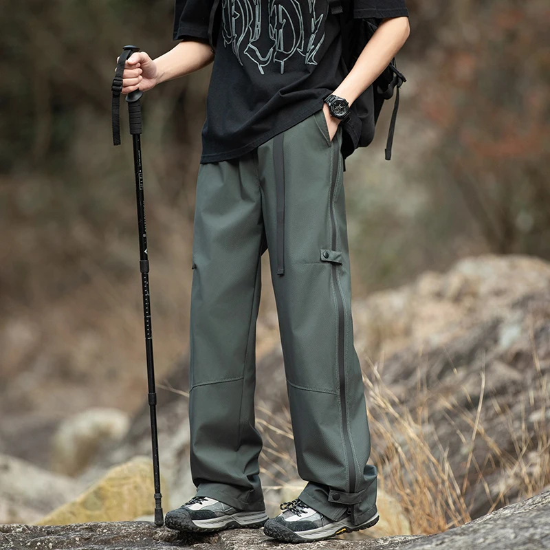 

2024, свободные брюки, камуфляжные мужские уличные брюки в корейском стиле, модные повседневные широкие брюки Y2k, свободные брюки-штормовые брюки, уличная мужская одежда