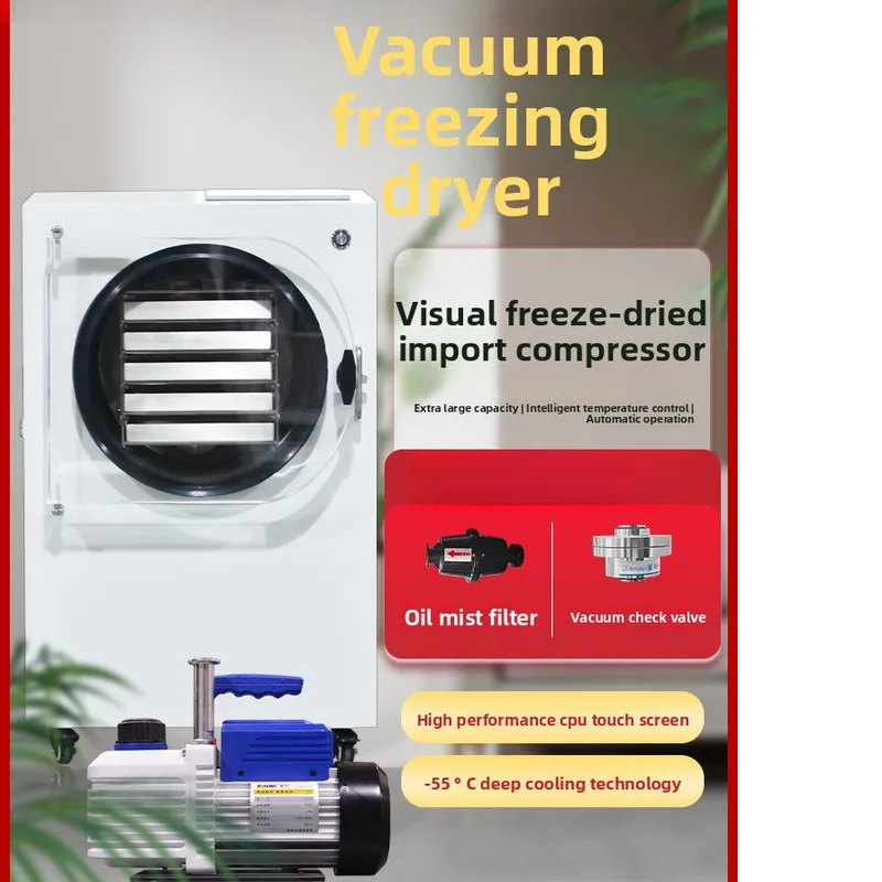 

Laboratory For Fruits, Vegetables, Food, Pet Medicine, Scientific Research, Household Small Vacuum Freeze Dryer