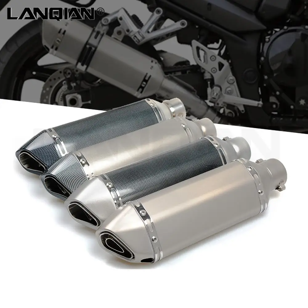 

36-51mm Carbon fiber Accessories Motorcycle Exhaust Escape Modified muffler Pipe For Suzuki gsr 600 mx125 nc750 sv650