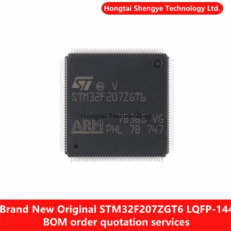 New Original STM32F207ZGT6 LQFP-144 ARM Cortex-M3 32-bit Microcontroller MCU