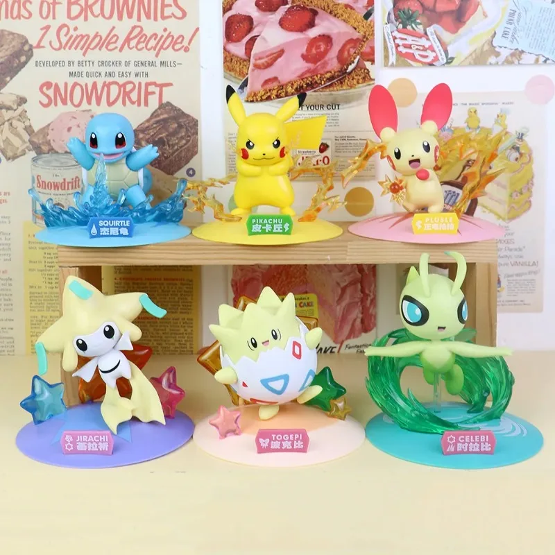 12 Baokemeng dolls, Charmander surprise blind box, animation model, desktop decoration, Baokemeng toys, birthday gifts. 18+ 14+y