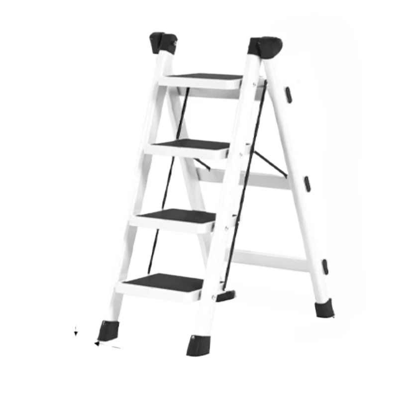 

3-Step Carbon Steel Folding Ladder Anti-Slip Pedal Compact Design Ideal for Household and Office Use Stable and Durable