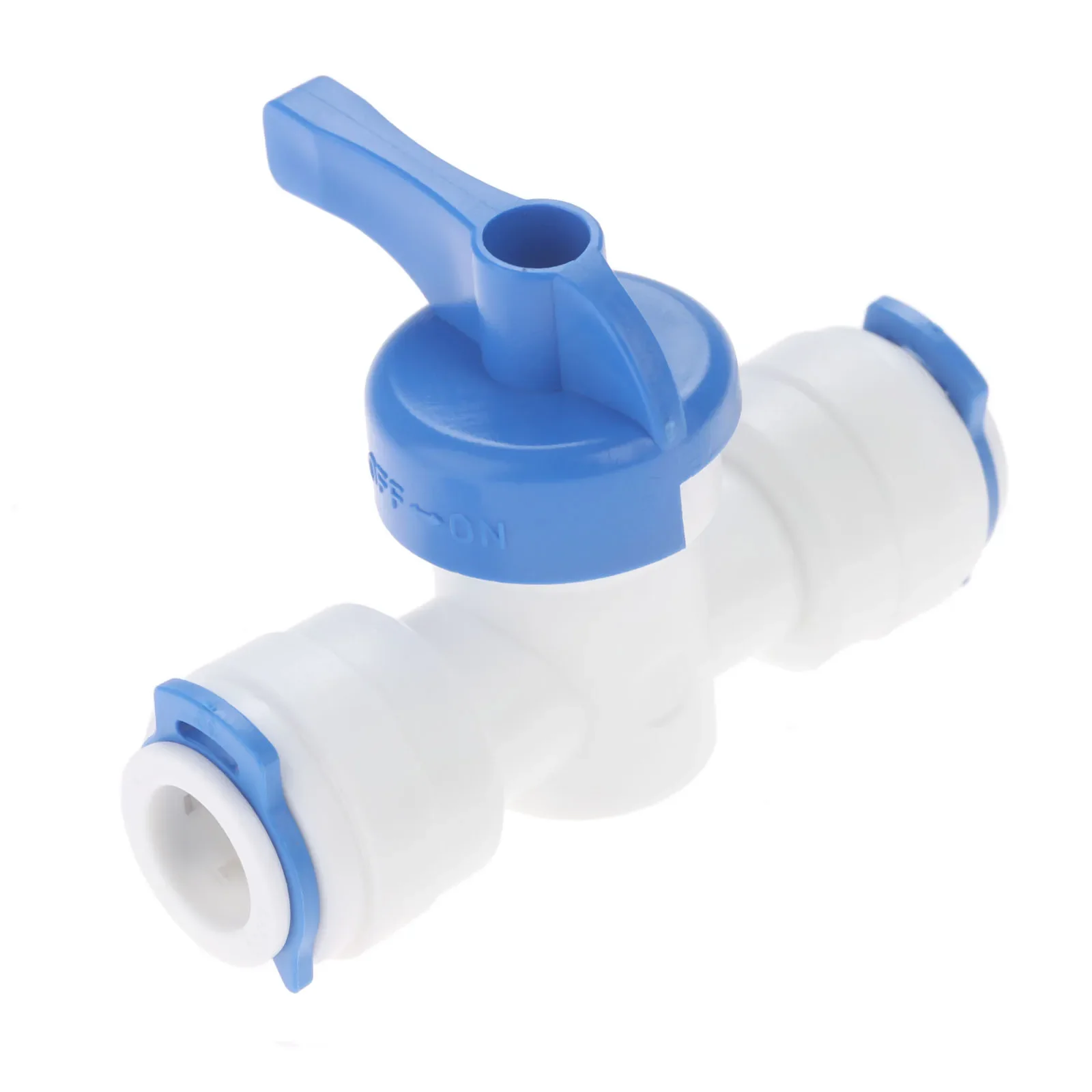 1 Buah Fitting Akuarium Osmosis Reveser Katup Bola Air Plastik Fitting Kontrol Koneksi Cepat Selang OD 1/4 "3/8" Lurus RO