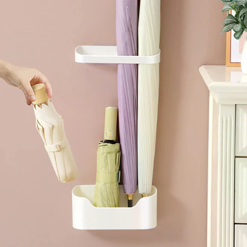 Plastic Umbrella Stand Wall Holder Umbrella Storage Stand For Home Mount Citroen Umbrella Bracket view 5