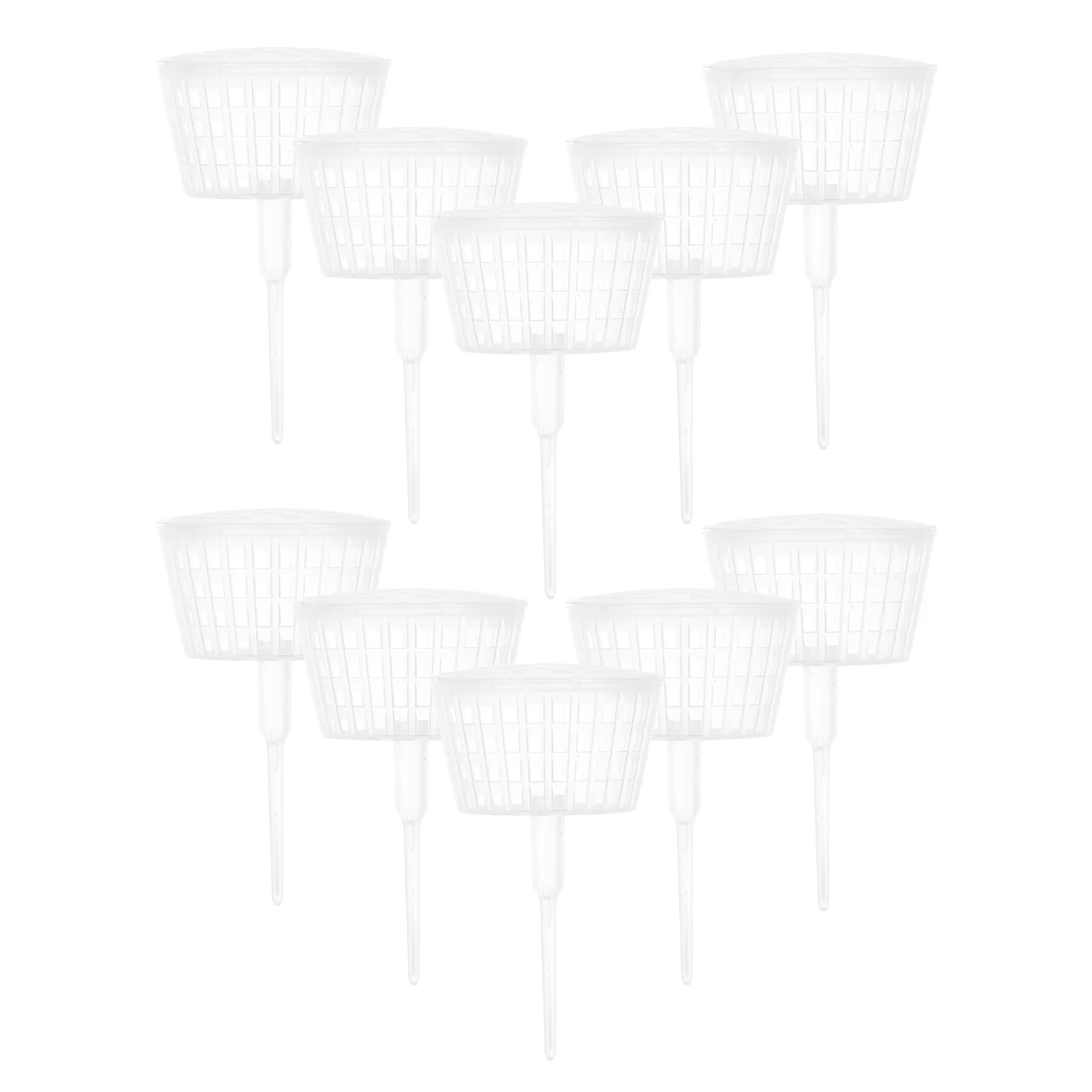 

10Pcs Fertilizer Box Plastic Basket Lid Bonsai Fertilization Tool Orchid Spikes Gardening Container Plant Supply