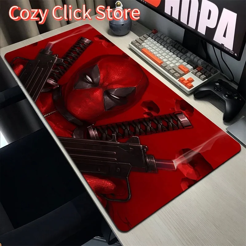 

Deadpool Mousepad Anime Mouse Pad Xxl Cartoon Pc Gamer Accessories Desk Protector Keyboard Mat Large Gaming Extended Mice Office