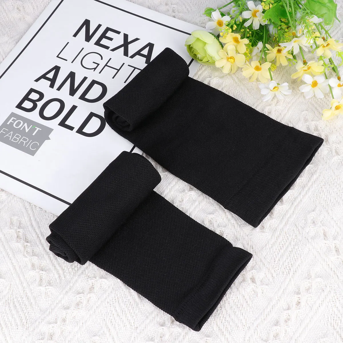 

1Pair Calf Compression Sleeve Black Xl Elastic Runners Leg Guard Compression for Muscle Fatigue Relief Sports Exercise Jogging