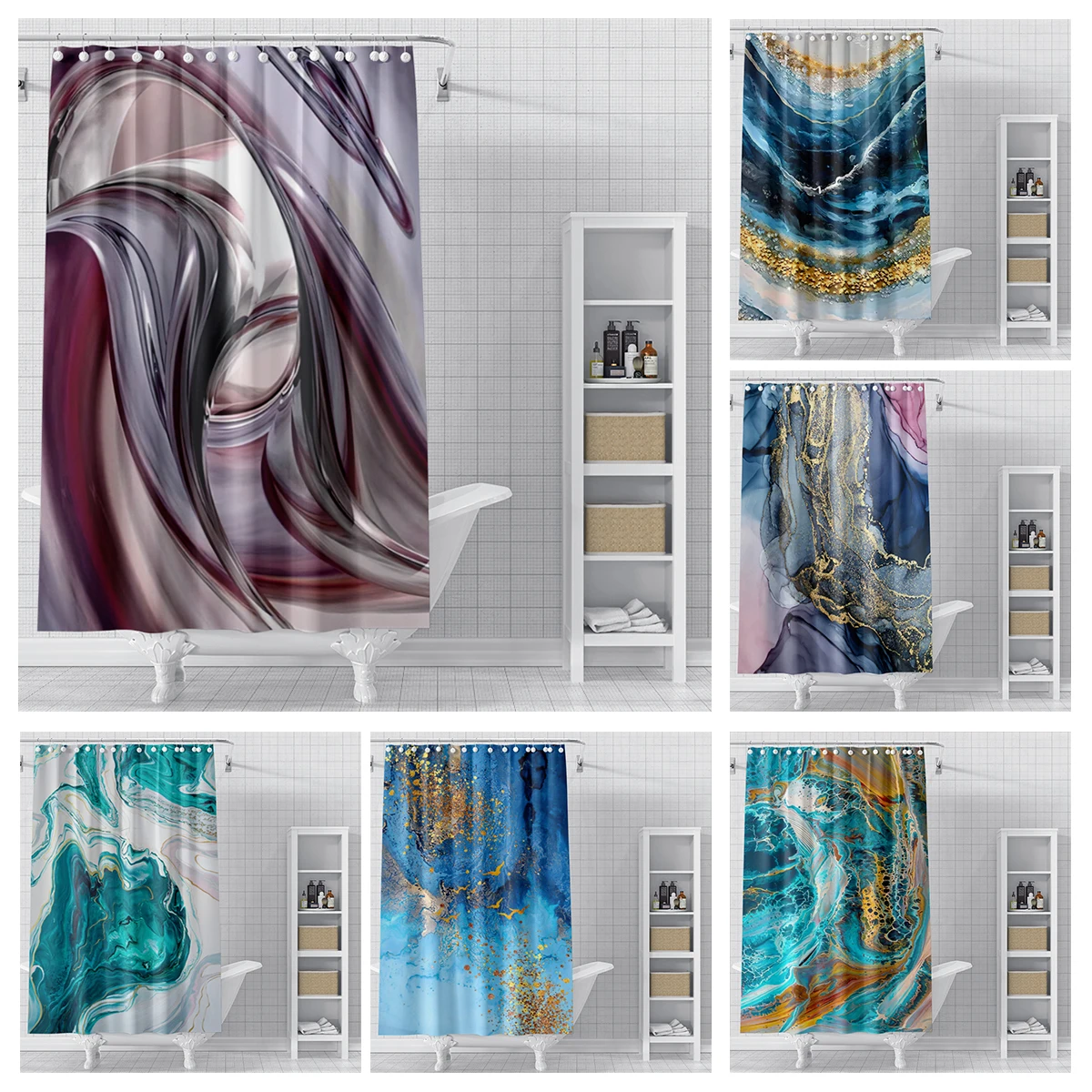 home shower curtains for bathroom waterproof fabric Modern Nordic style bathroom Curtains modern shower curtain 180x200 240x200