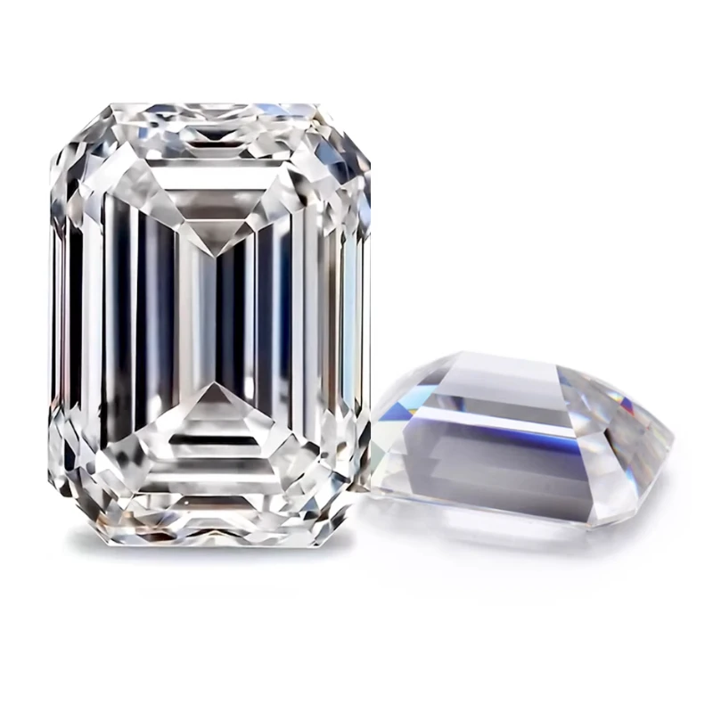 

Moissanite Emerald Cut D Color Top Quality Loose Gemstones Premium Charms for Jewelry Making Rings Earrings Necklaces Wholesale