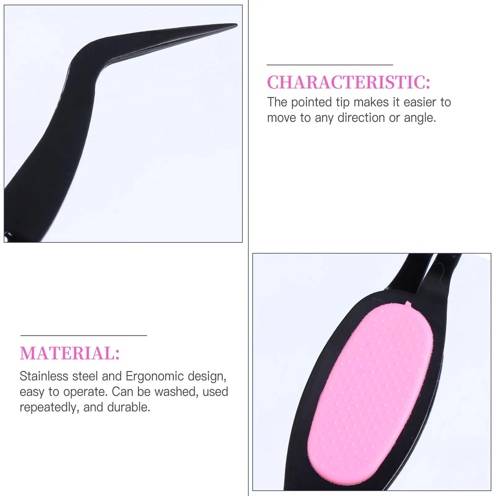 2 Pcs Sanding Tweezers Craft Precision Stainless Steel Ergonomic Embossing Model Building Tools Industrial Hand