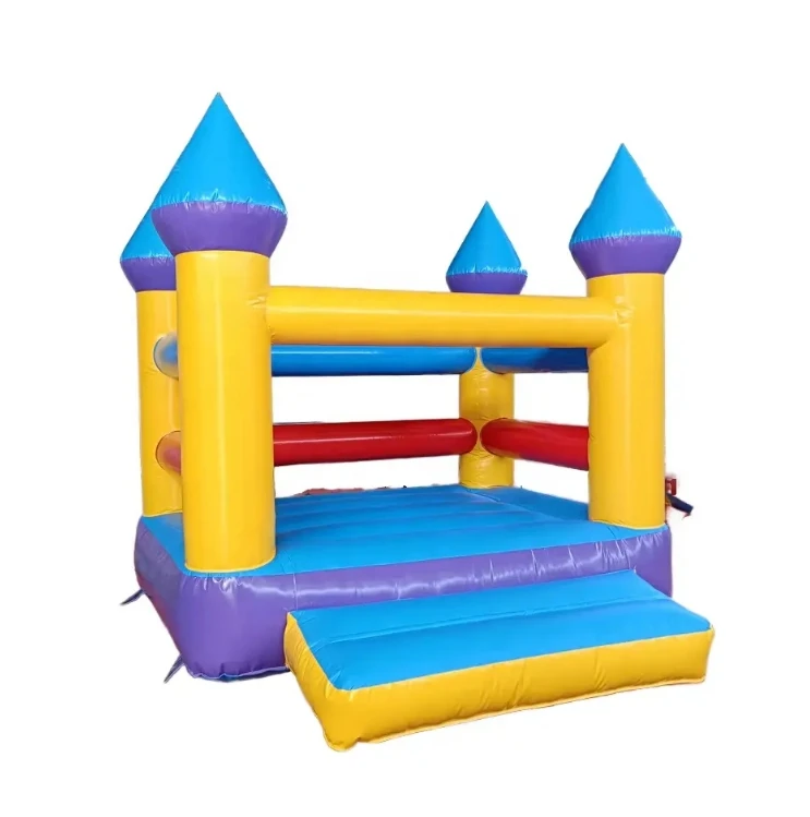 

Hot Selling PVC Inflatable Castle Direct Sales From Manufacturers for Outdoor Children's Playground with Joyful Trampolinepromot