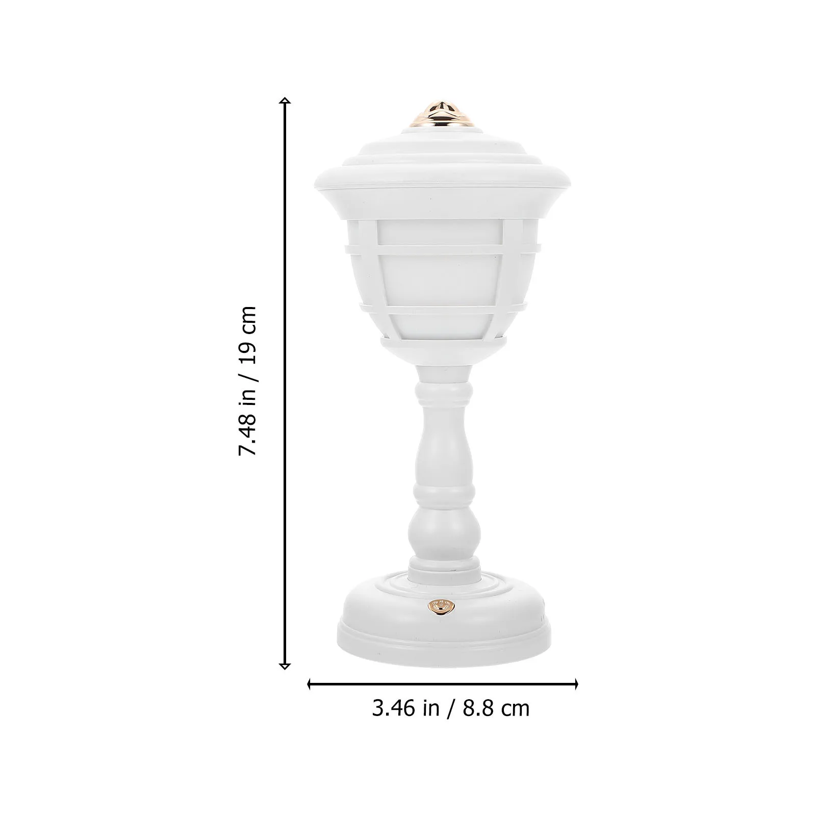 

1 set 1 Set Retro Style Lamp Mini Desktop Night Light For Bedroom Usb Rechargeable Decorative Tabletop Vintage Lamp Home Decor