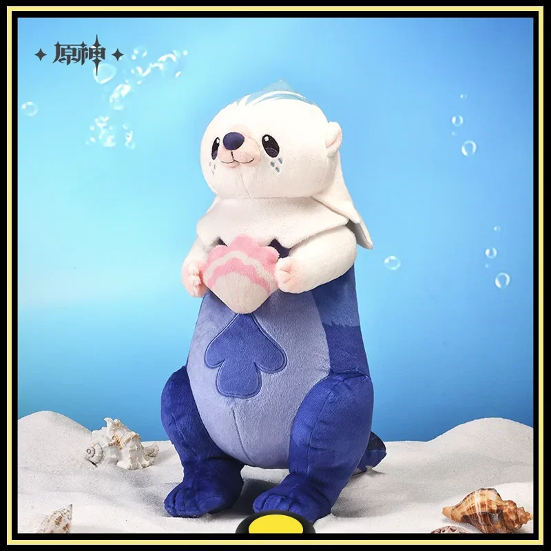 Genshin Impact Plush Doll Youyou Sea Otter Doll Birthday Game Peripheral Products Gift Original