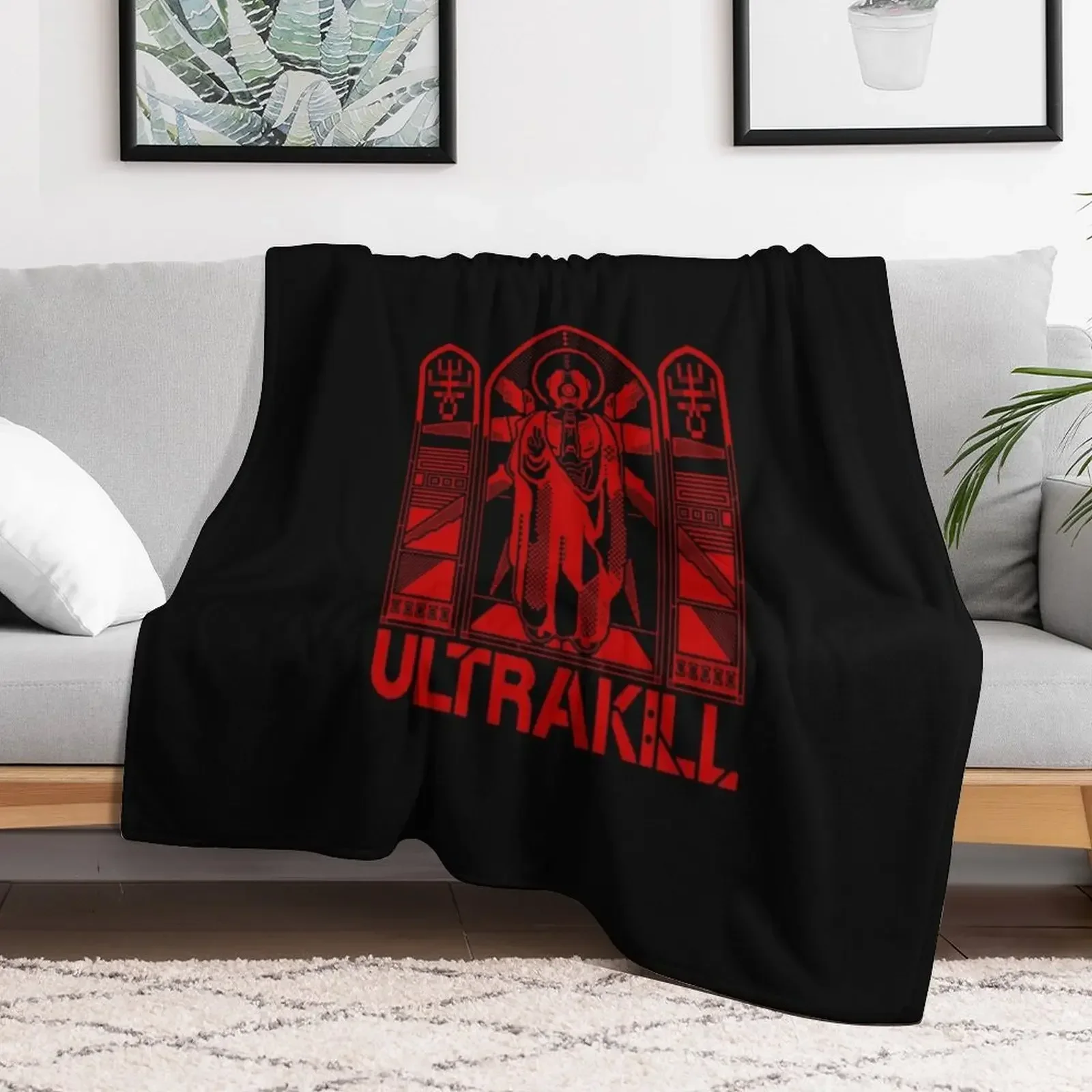 

Ultrakill v2 - Gabriel Ultrakill Throw Blanket for winter Hairy Bed Fashionable Blankets Cute Plaid Moving for babies Blankets