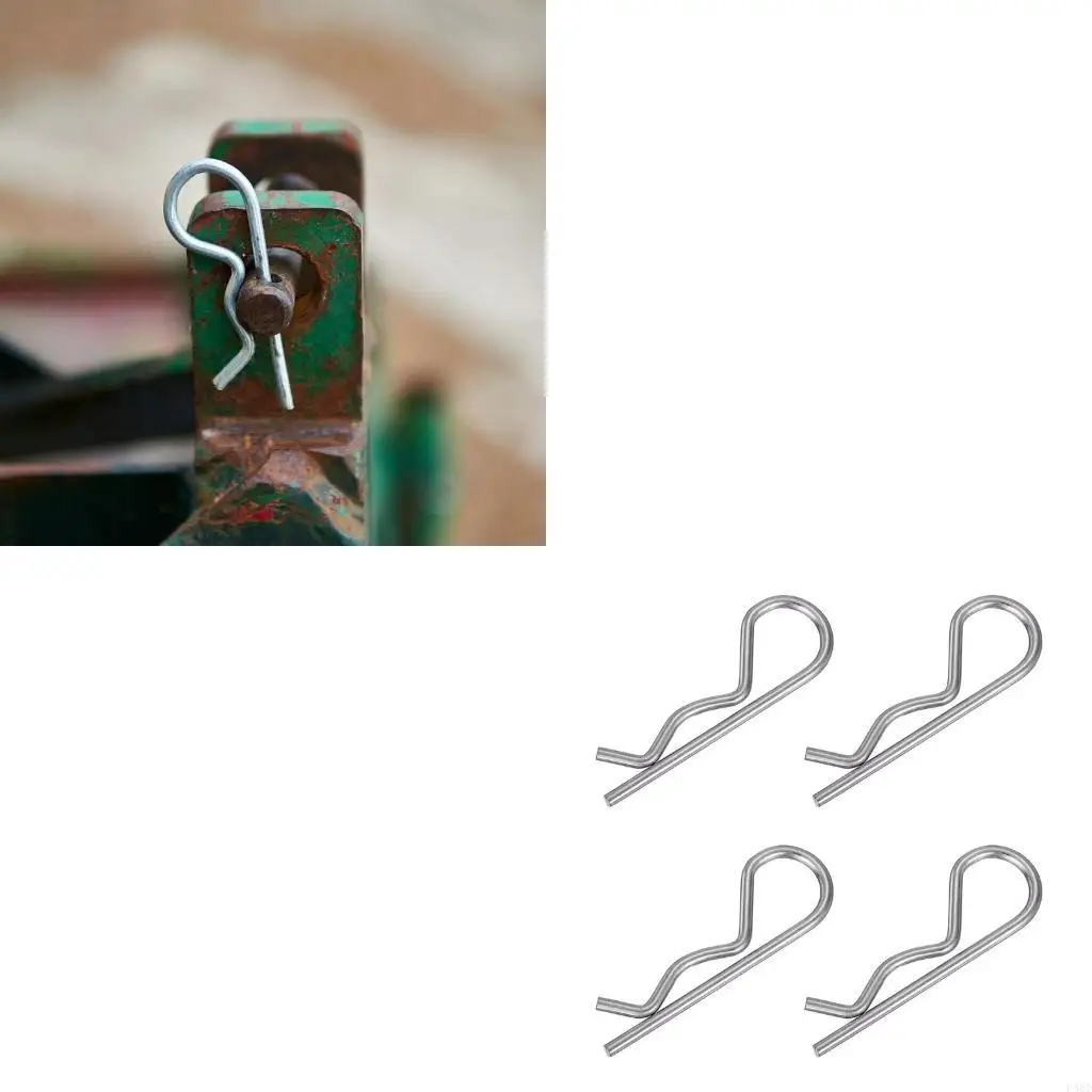 

Упаковка из 10 R -образных пружинных штифтов стальные подпорные зажим