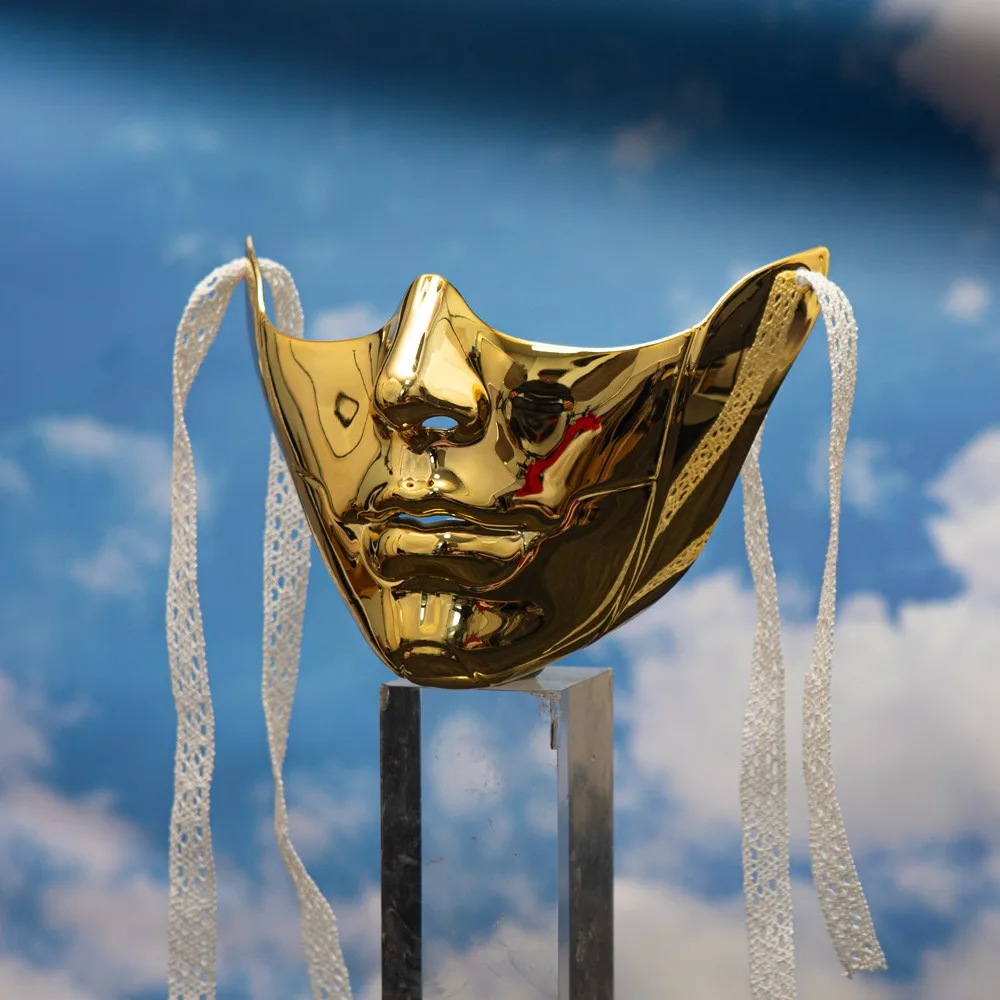 Elegant Masquerade Ancient Style Face Mask Male Adult Party Supplies Machinery Mask Eye Mask Creative Anime Cosplay Pros Party