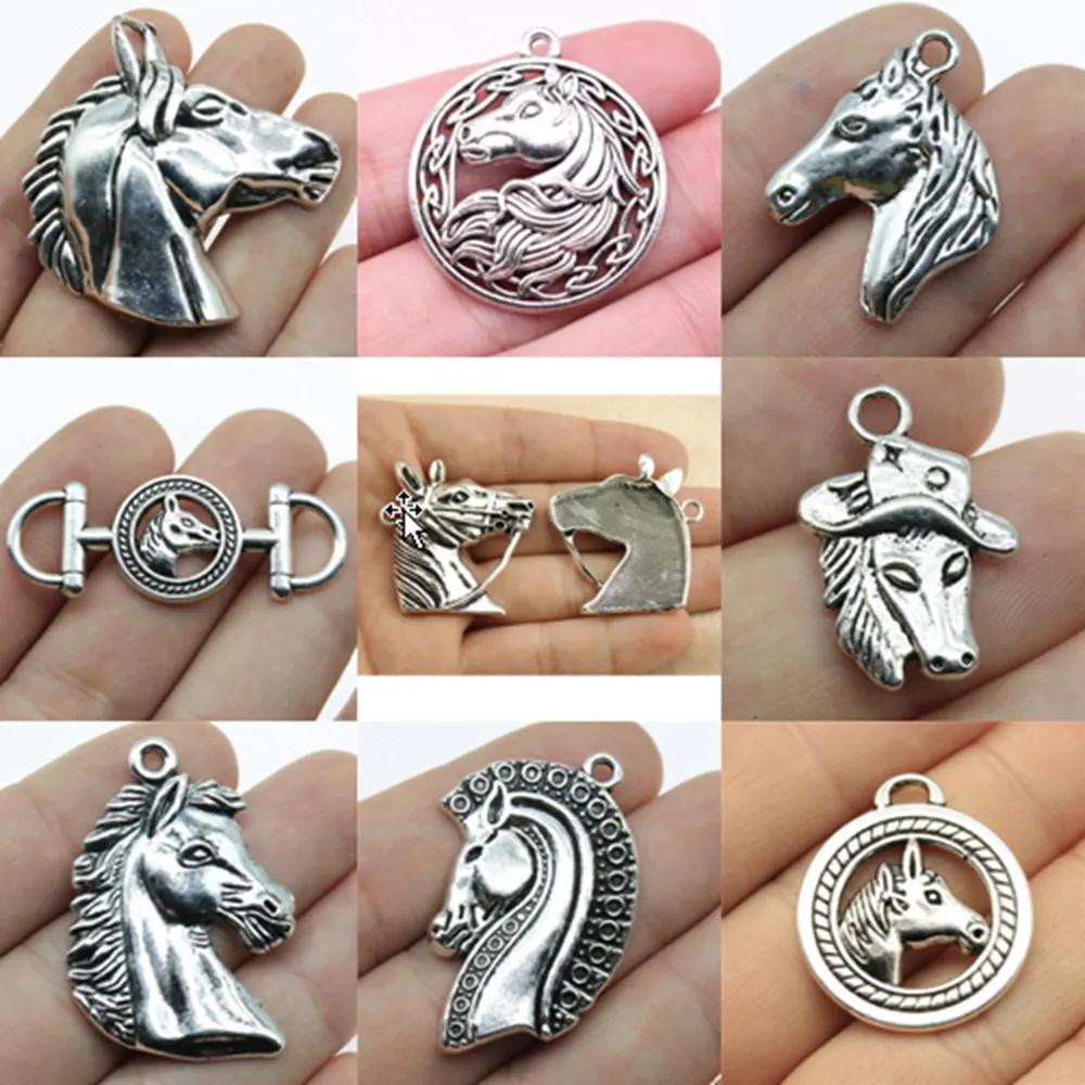 Bulk Charms For Jewelry Making Kit Pendant Diy Jewelry Accessories Horse Charms