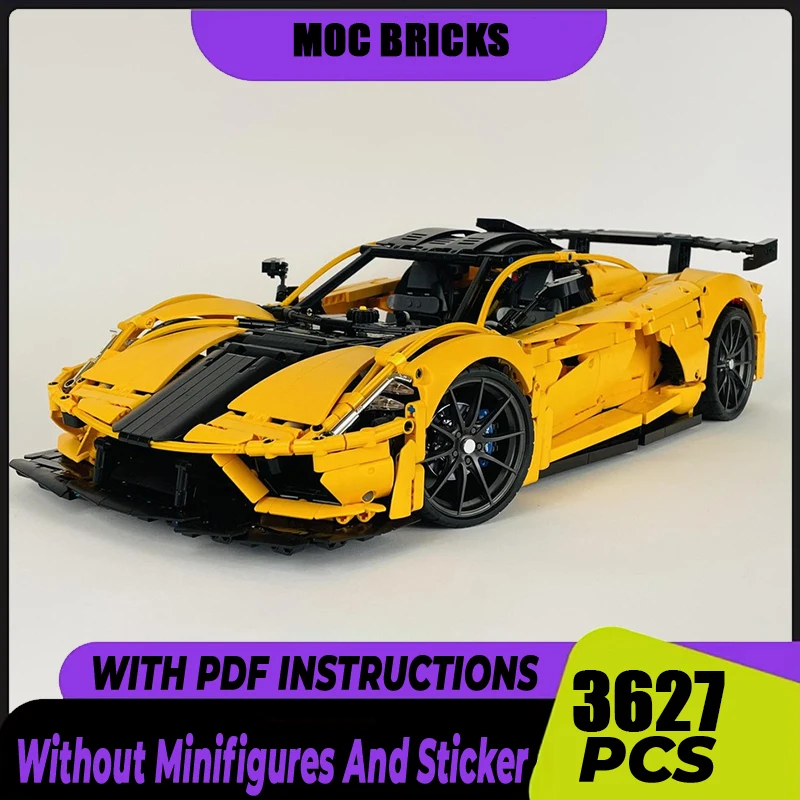 

City Cars Model Moc Building Blocks F5 Champion Speed Cars Model Technical Bricks DIY Assembly Construction Holiday Toys Gift