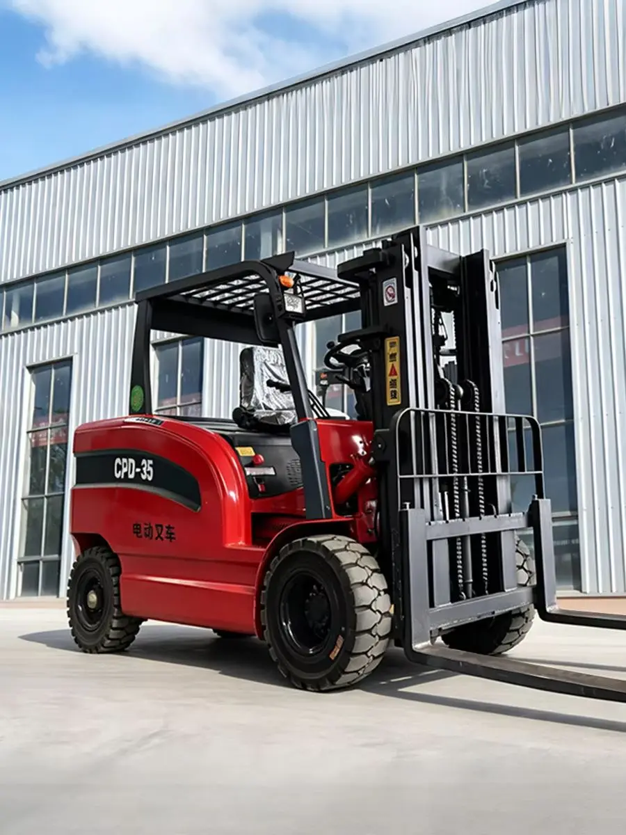 Neuer Upgrade-Elektrostapler 3 Tonnen Stabil Geräuscharm AC-Motor 7m Hubhöhe Direktvertrieb ab Werk für Logistik und Werkstatt Anpassbar