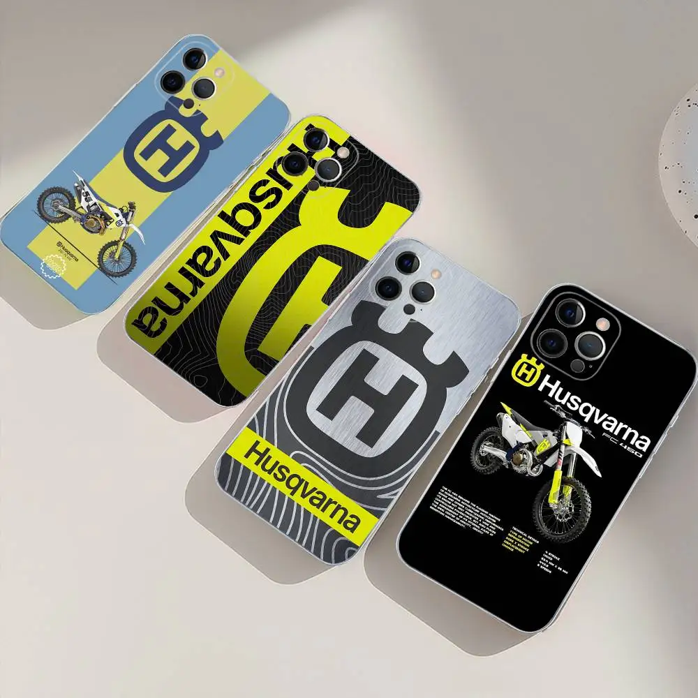 H-Husqvarnas Logo For IPhone 17 Air 16 Pro Max 15 14 13 12 11 Plus Phone Case
