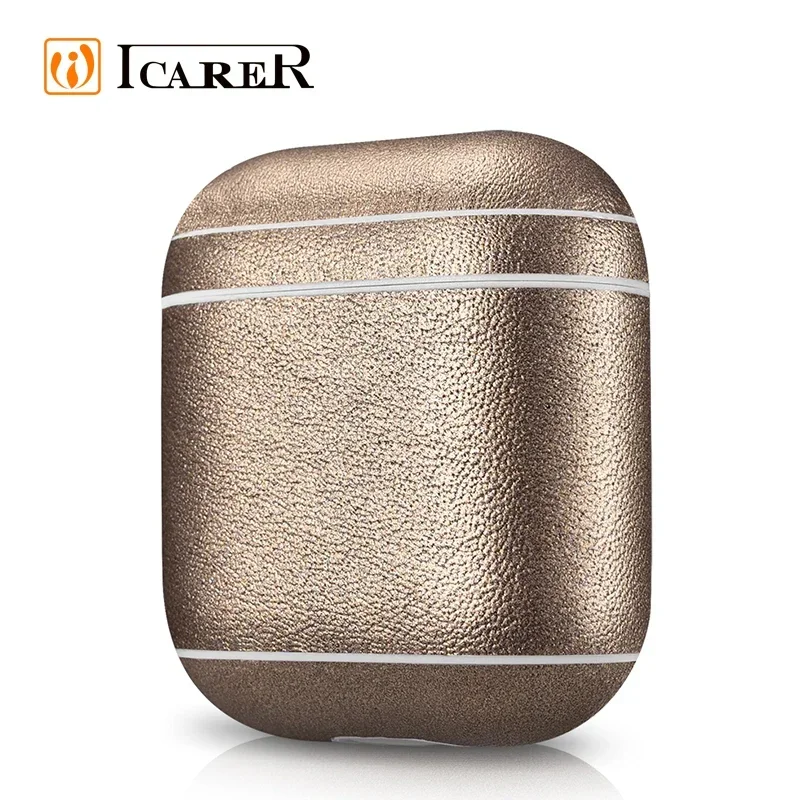 

ICARER Classic Series Real Leather Protective Case for AirPods