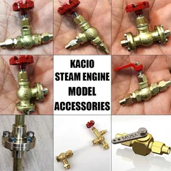 KACIO Model Valves, Micro Straight-Through Valves, Angle Valves, Model Boilers, MINI Valves for Steam Engines