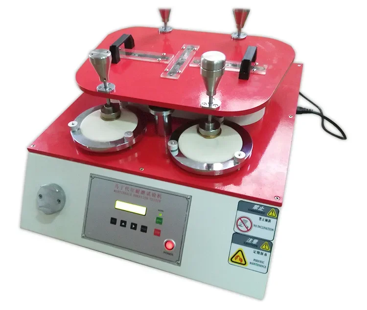 Martindale Abrasion Testing Machine, Fabric Abrasion, Pilling Degree Tester，Leather floor wear meter 220V a