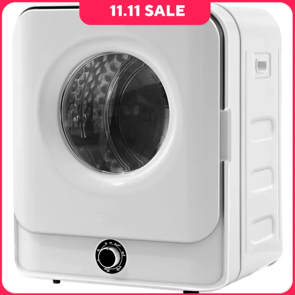 

Clothes Dryer with Stainless Steel Tub, 1.95 Cu.ft Front Load Dryer For Laundry With 5 Drying Modes, Portable Cloth Dryer