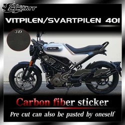 For Husqvarna SVARTPILEN 401 VITPILEN 401 film 3D carbon fiber protective sticker modification parts accessories