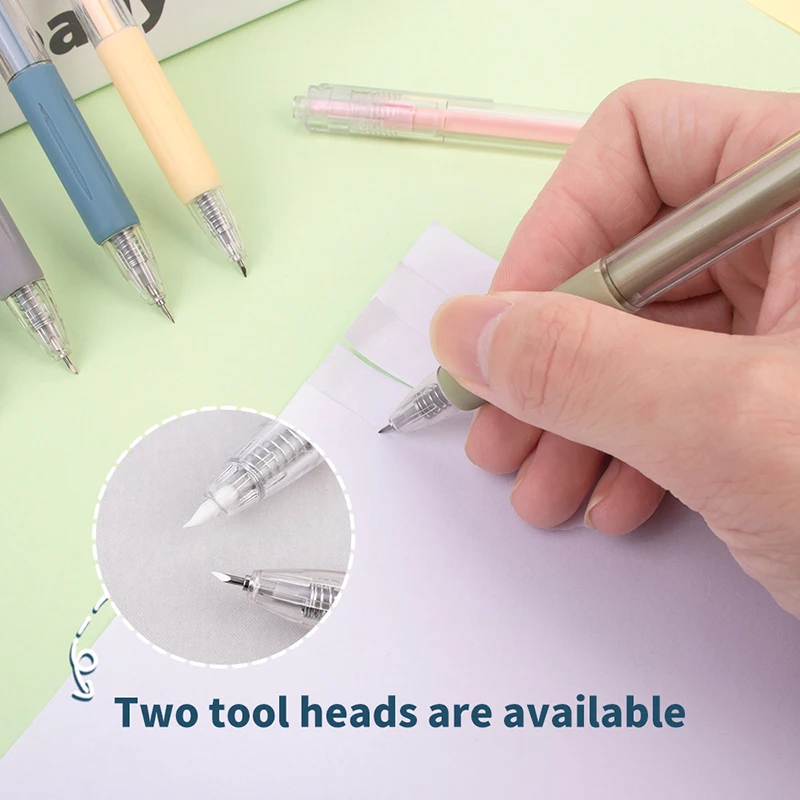 Arte Utilitário Faca Caneta Recarga Adesivos, Ferramenta de Corte Scrapbooking, Express Box, Material Escolar, Artesanato DIY