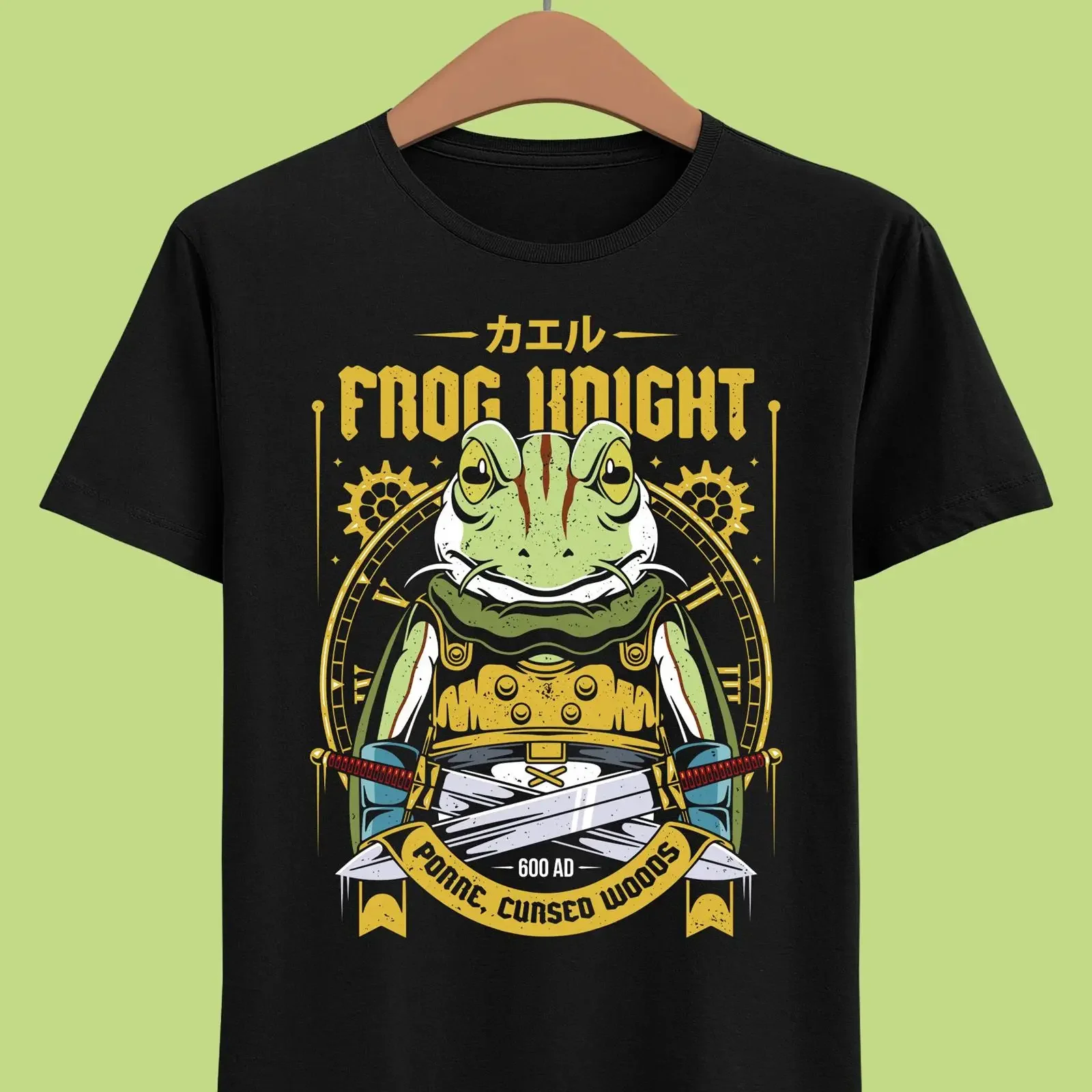 Camiseta Glenn Frog Knight Chrono Trigger Videojuego Crono Marle Robo Lucca Chross Gaming vintage lavada unisex