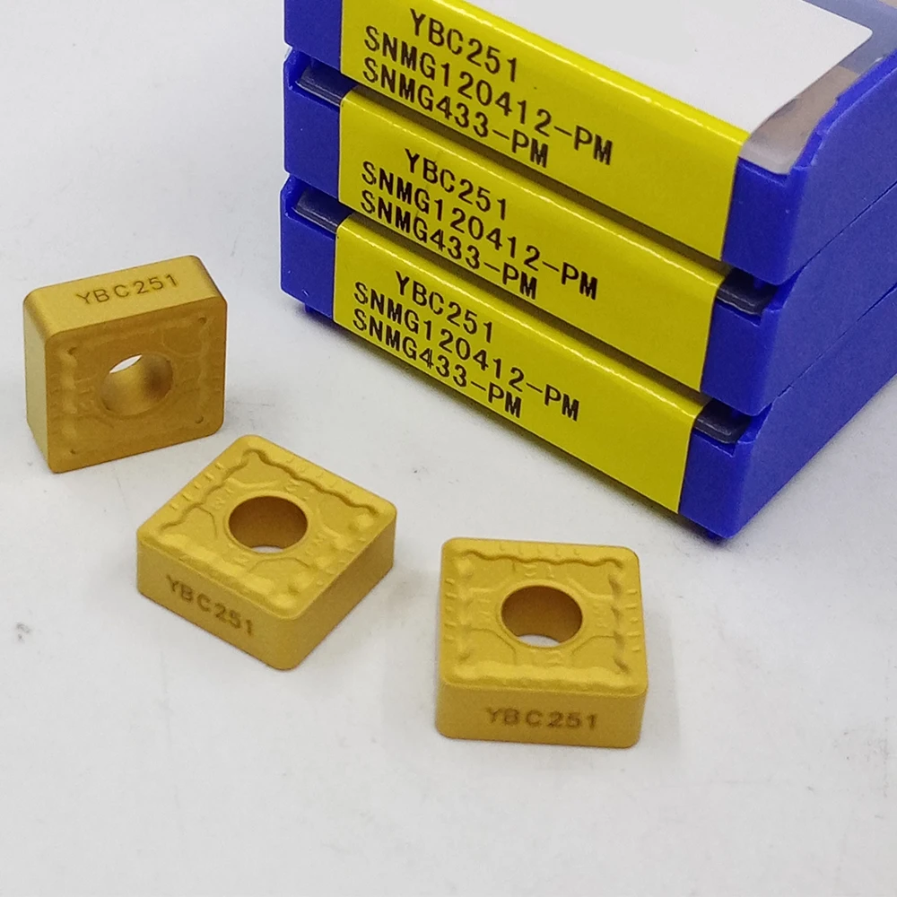 

YBC251 YBD102 YBD152 YBC252 SNMG SNMG433-PM 100% ZCC SNMG120412-PM CEMENTED CARBIDE TURNING TOOLS INSERTS FOR STEEL 10PCS/LOT