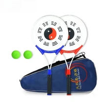 Tai Chi Soft Ball Carbon Fiber Racket, Light Weight for Professional Competition, Perform Aged GYM, Chinese Style