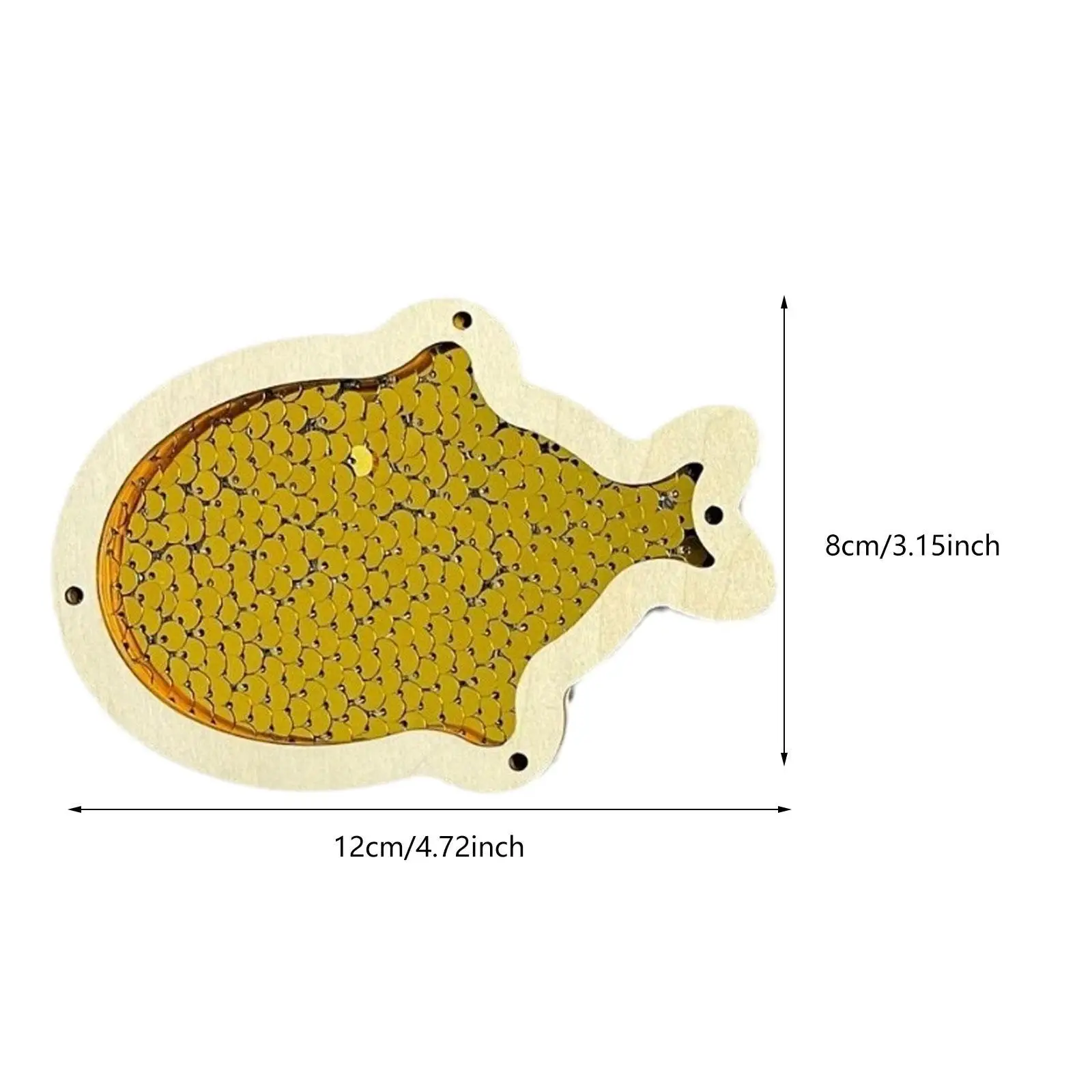 Tablero ocupado, pieza DIY, pez, lentejuelas, juguete educativo temprano para niños y niñas