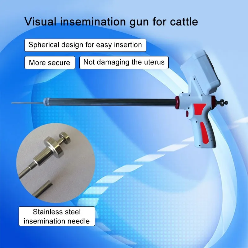 

1MP Visible insemination gun Artificial with 4.3" Screen for Cattle Horse Sheep Dog