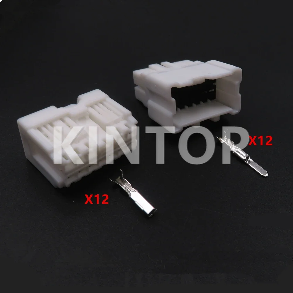 1 Set 12 Pins Car AC Assembly Plastic Housing Connector Auto Window Lifting Wire Socket 1674122-1 6098-6980 1674119-1 6098-6954