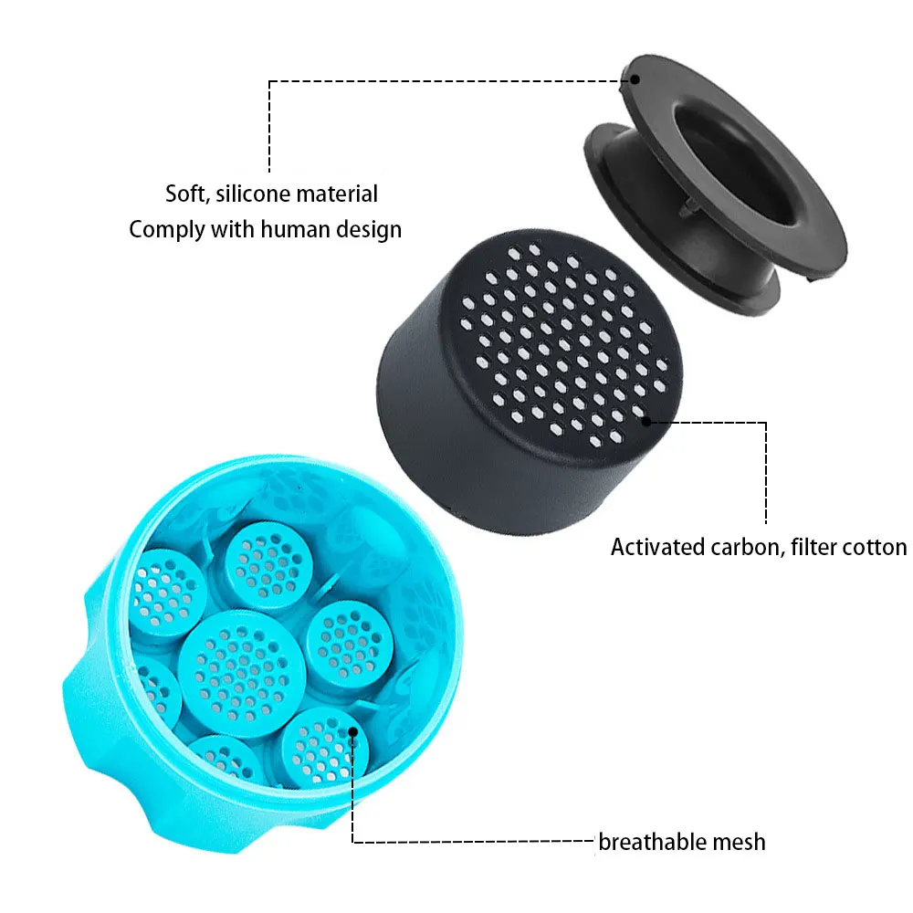 Portable Smoke Air Filter Activated Carbon Filter Cotton Office Car Personal Indoor Handheld Smokes Purifier Party Supplies