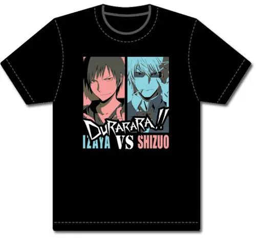 Durarara Shizuo Vs Izaya футболка аниме Лицензированная Новинка