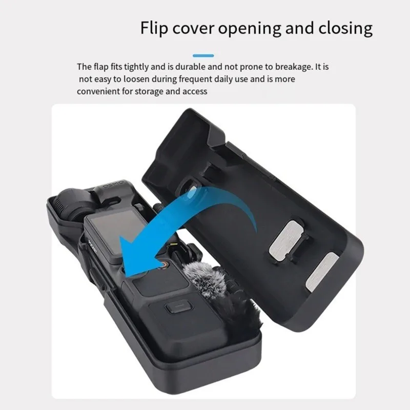 ABUO- Caixa Protetora Portátil para DJI Osmo Pocket 4, Estojo de Armazenamento para Câmera, Resistente a Quedas e Poeira, Acessórios