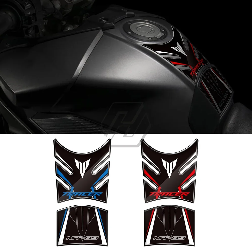 

3D Motorcycle Gas Tank Pad Protector Decal 3D Resin Case for Yamaha MT-09 MT09 Tracer 2014 - 2018