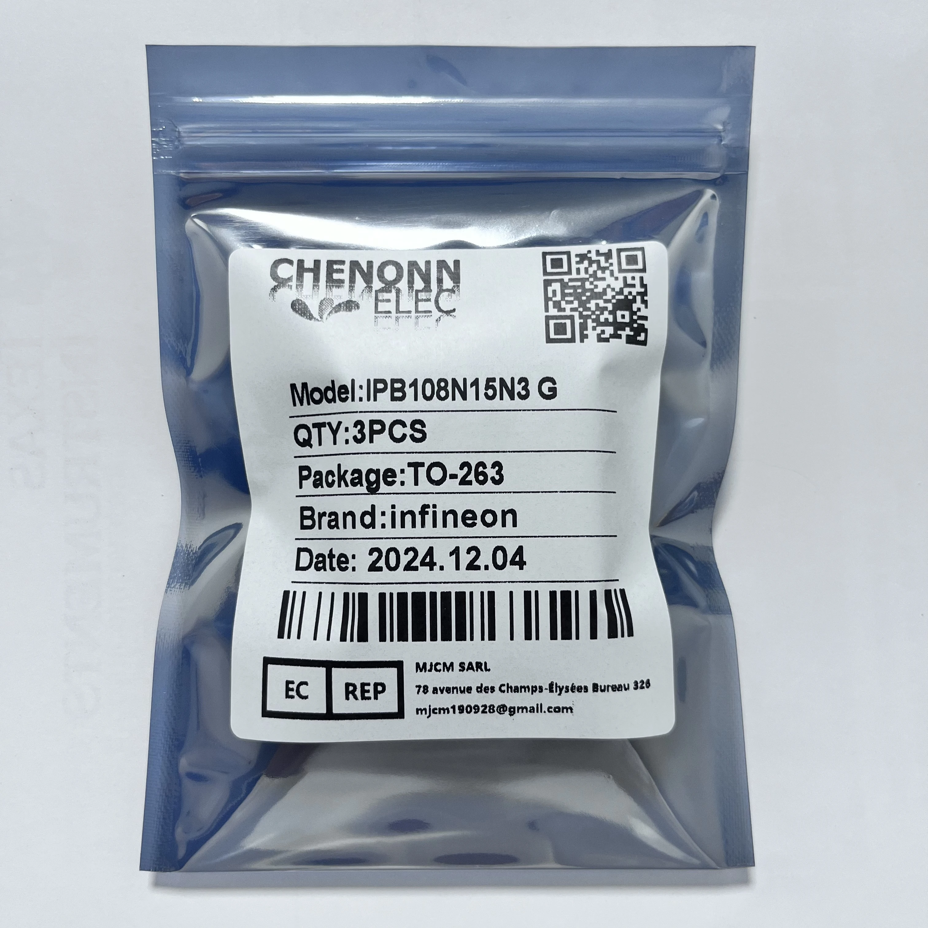 3 TEILE/LOS IPB108N15N3 G (MOSFET)